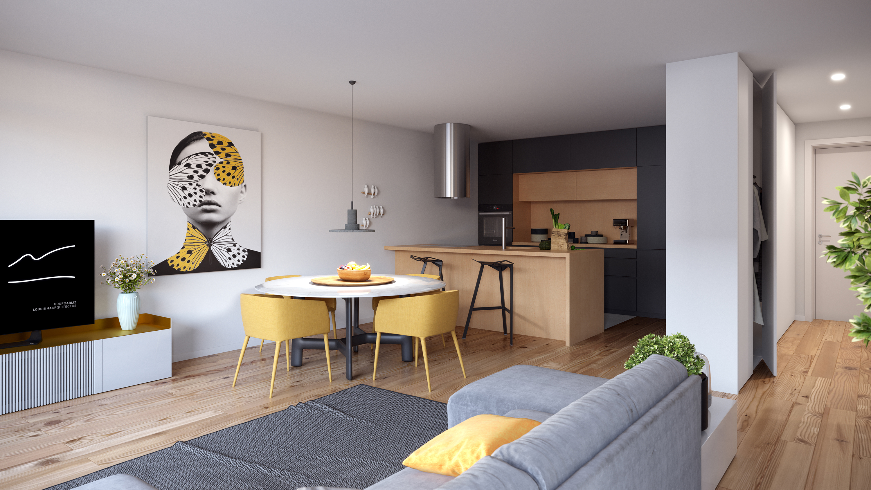 Render de arquitetura por Marco Capela