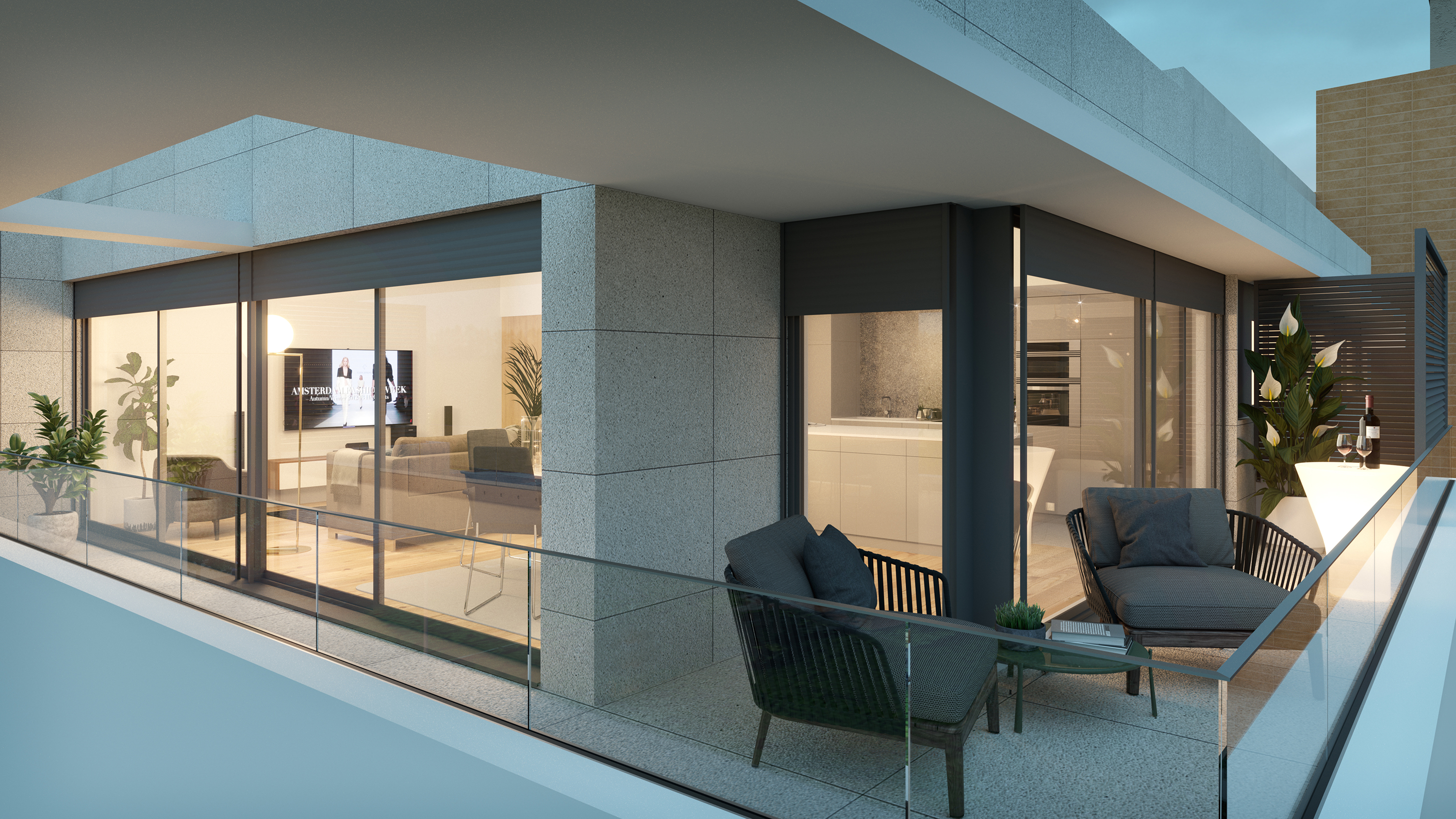 Render de arquitetura por Marco Capela