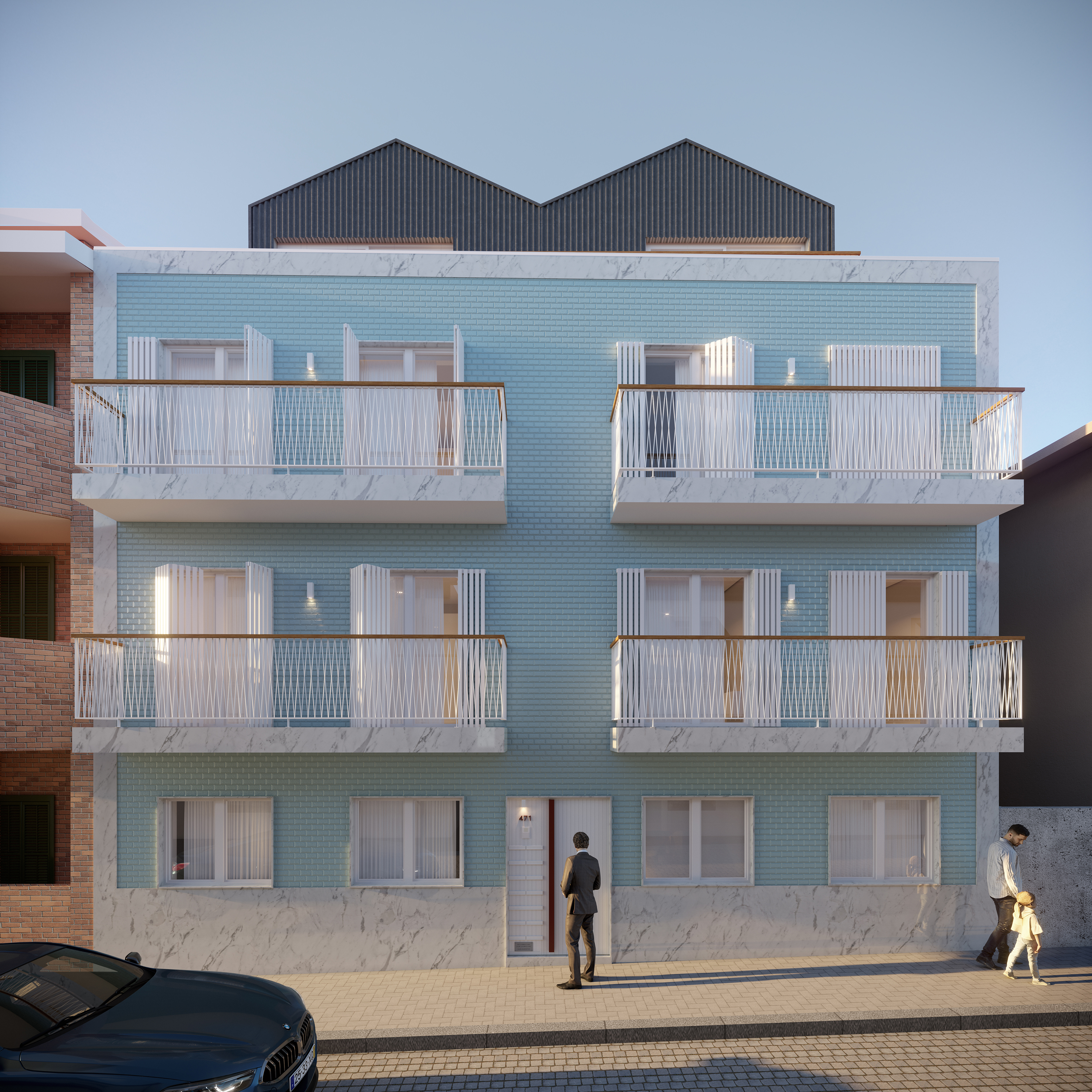 Render de arquitetura por Marco Capela